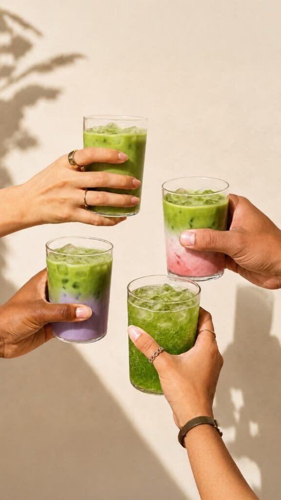 Sayo Latte Matcha na mleku